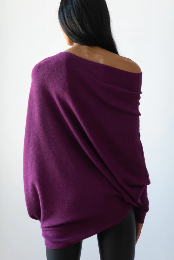 Asymmetric Draped Jumper (Buy 2 Free Shipping)