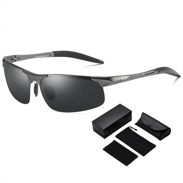 2024 Men's Photochromic Sunglasses with Anti-glare Polarized Lens